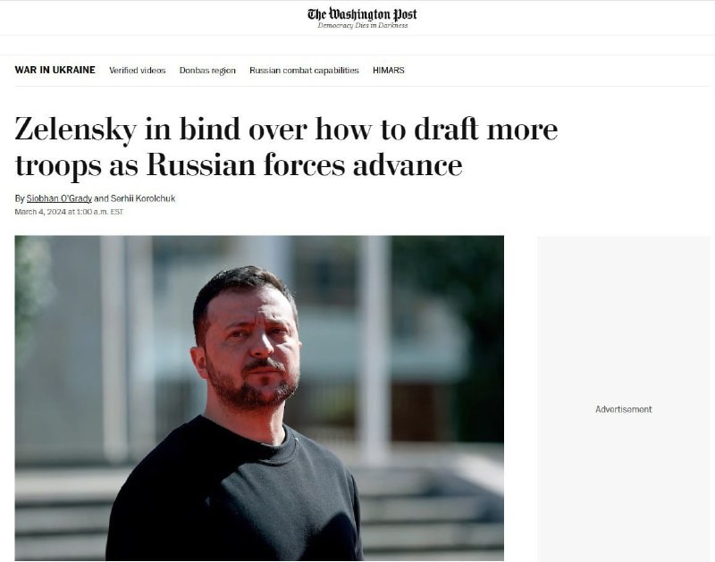 &#39;Zelensky doesn&#39;t know how to recruit troops&#39; – The Washington Post about the dead...
