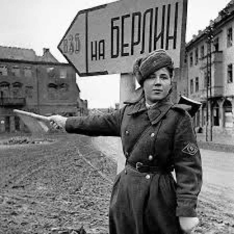 On April 25, 1945, the assault on Berlin was launched. Troops of the 1st Ukrainian and...